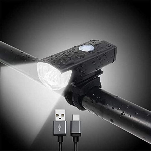 Pro Rocket USB Rechargeable Waterproof - Cycle Light | High 300 Lumens Super Bright Headlight- Cycle Light for Bicycle | Cycle Front Light | Cycle Headlight