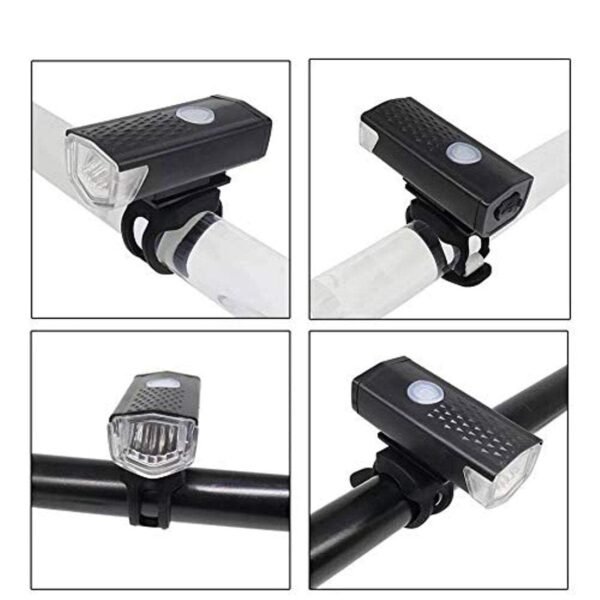 Pro Rocket USB Rechargeable Waterproof - Cycle Light | High 300 Lumens Super Bright Headlight- Cycle Light for Bicycle | Cycle Front Light | Cycle Headlight - Image 2